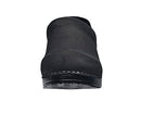 450206W SANITA WOMEN'S PROFESSIONAL OIL CLOSED LEATHER CLOG BLACK SIZE 8.5 - Like New
