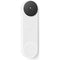 GOOGLE NEST DOORBELL BATTERY WIRELESS DOORBELL CAMERA VIDEO SNOW 1 COUNT - Brand New