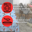 WB The Flash Movie DC Comics Super Soft Comforter and Sheet Set 7 Pieces Full - Brand New