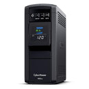 CYBERPOWER CP850PFCLCD PFC SINEWAVE UPS BATTERY BACKUP 850VA/510W - BLACK - Like New