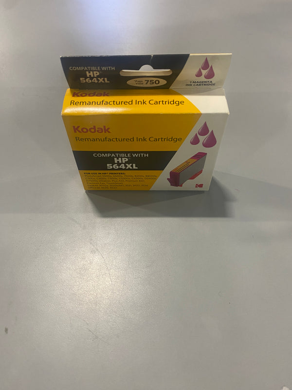 KODAK REMANUFACTURED INK CARTRIDGE HP 564 XL MAGENTA COMPATIBLE - MAGENTA - Brand New