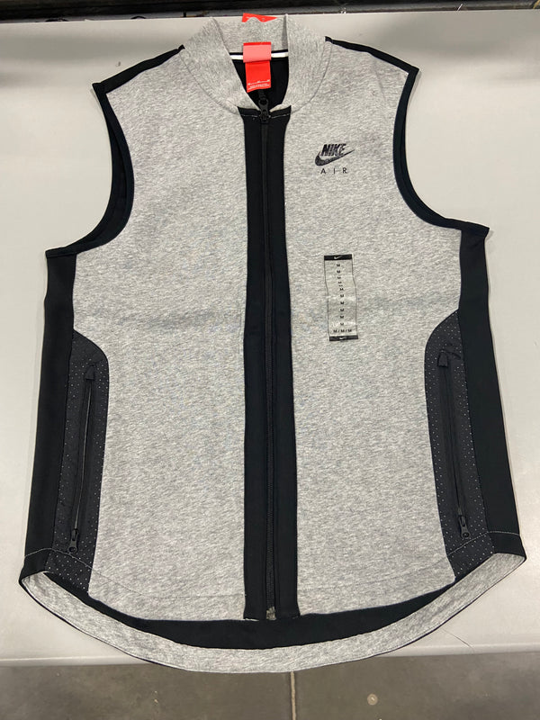 NIKE SWEATER VEST, GRAY/BLACK, MEDIUM - Brand New