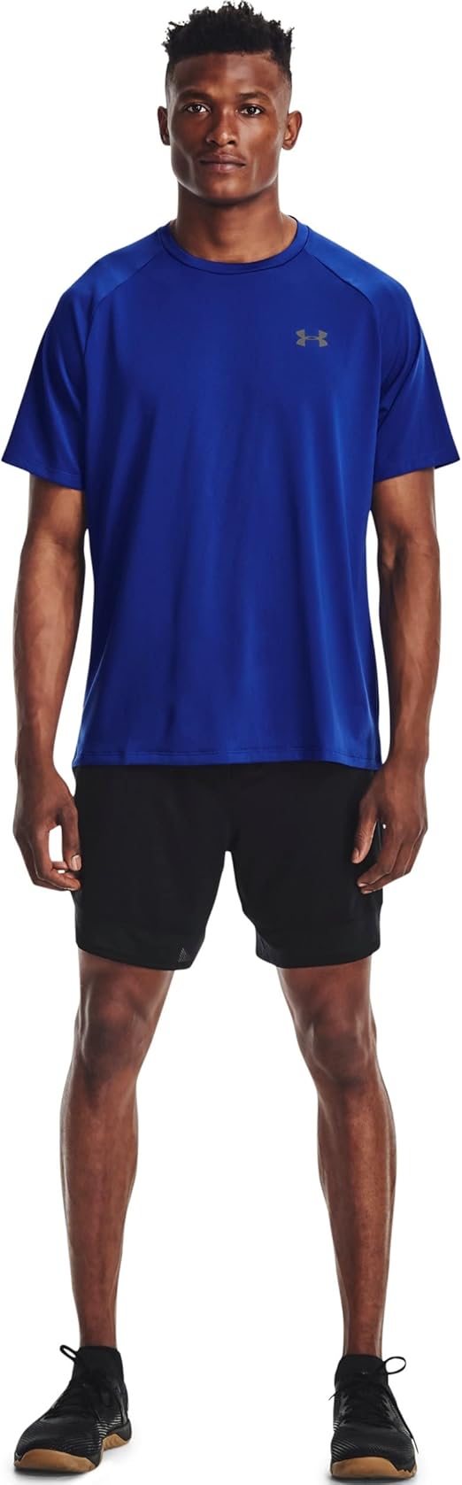 UNDER ARMOUR TECH 2.0 SHORT SLEEVE TEE - ROYAL/GRAPHITE - SIZE XL - Brand New