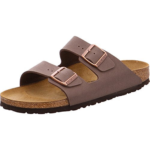 BIRKENSTOCK ARIZONA BIRKIBUC UNISEX NARROW SANDALS, SIZE 13 MENS - MOCHA - Like New