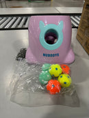 NUBDDYS AUTOMATIC DOG BALL LAUNCHER,FETCH MACHINE SMALL TO MEDIUM - LIGHT PURPLE - Like New