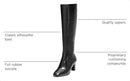 W34359 COLE HAAN WOMEN'S GRAND AMBITION 2.0 AUTUMN, SIZE 9.5, BLACK LEATHER - Like New