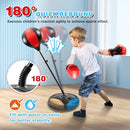 MEFBAHA Punching Bag Kids Boxing Bag Stand Kids Boxing With Standing Bag - BLK - Like New