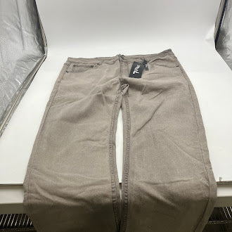 7GROOVE MEN'S JEANS STRAIGHT DENIM - SIZE: MEN 38/32 - LT. GRAY - Brand New