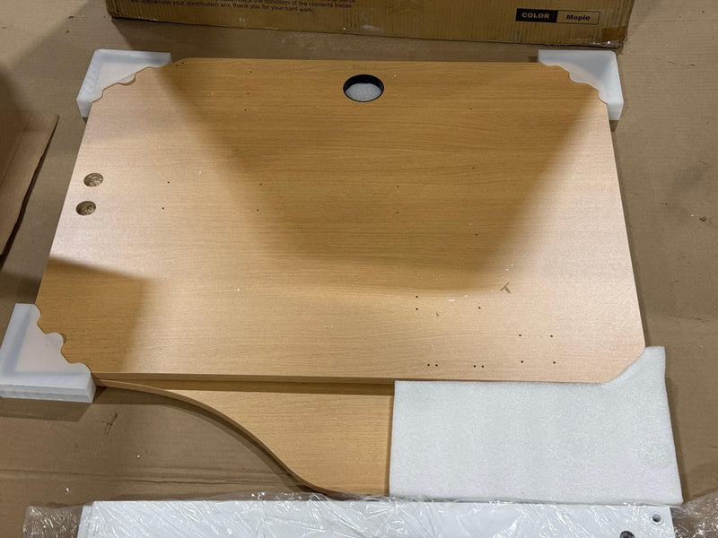 SANODESK EP1 + 160 X 80 CM HEIGHT ADJUSTABLE ELECTRIC STANDING DESK - MAPLE - Like New
