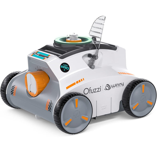 OZUZU Cyber 1200 Pro Cordless Robotic Pool Cleaner, Dual Navigation Path - Like New
