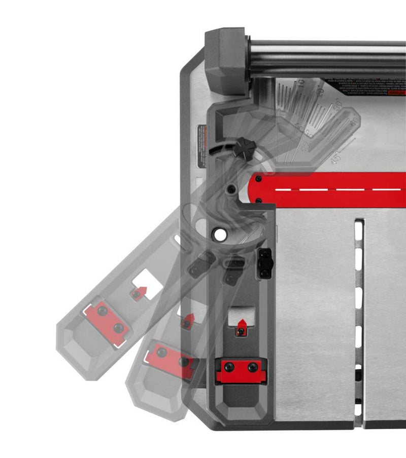 SKIL 3601-02 FLOORING SAW WITH 36T CONTRACTOR BLADE, RED AND BLACK - Like New