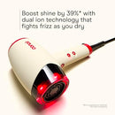 INFINITI PRO BY CONAIR LED INFRARED HAIR DRYER DUAL ION CERAMIC 1999 - WHITE - Like New