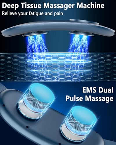 Back Massager with Heat,Portable Cordless Heating Pad for Back Pain Relief - Like New