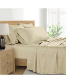 KATHY IRELAND 1000 THREAD COUNT EGYPTIAN COTTON RICH SHEET SET - IVORY SIZE KING - Like New