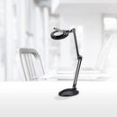REALSPACE BRETINO LED MAGNIFIER DESK LAMP MOUNTING CLAMP 22"H - BLACK - Like New