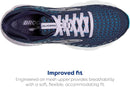 Brooks Women's Glycerin GTS 20 Running Shoe PEACOAT/OCEAN/PASTEL LILAC Size 8.5 - Like New