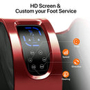 ATHPHY Foot Massager Machine Shiatsu Circulation Heat Therapy B09BKV1GH4 - Black - Brand New