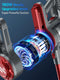 Zoker A10 Vacuum 80000 RPM Brushless Motor Cordless Vacuum Cleaner - Red/Gray Like New