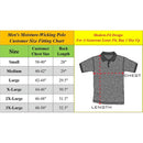 GALAXY BY HARVIC MEN'S DRY FIT MOISTURE-WICKING POLO SHIRT - XL - HEATHER GRAY - Like New