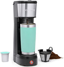 CHEFMAN INSTACOFFEE SINGLE SERVE COFFEE MAKER W/ REUSABLE FILTER - BLACK - Like New