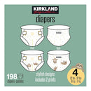 Kirkland Signature Diapers, Size 4 (22-37 Pounds), 198 Count - Brand New