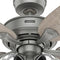 HUNTER 52" TRADITIONAL INDOOR CEILING FAN W LIGHT KIT PULL CHAIN (CC52168-A) - Like New