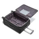 SAMSONITE SOLYTE DLX SOFTSIDE LUGGAGE SPINNER WHEELS 25" CHECKED-MEDIUM 25"BLACK - Like New