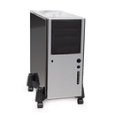 SYBA Mobile Desktop Tower Computer Floor Stand Rolling Caster - Black - Like New