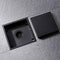 Efd-B-Y15 6 Inch Square Shower Drain FLANGE REVERSIBLE 2-IN-1 COVER - BLACK - Like New