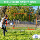 GOSPORTS STRIKENET SOCCER TRAINING GOAL 12X8 SHOOTING NET - ORANGE - Like New