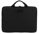 GENERIC 13 ACCORDION POCKET FIREPROOF WATERPROOF BRIEFCASE,3 DIGIT LOCK - BLACK - Like New