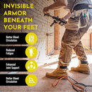 PERSEVERANX NASA GRADE PLANTAR FASCIITIS INSOLES MEN&WOMAX BETWEEN 9-10.5 BLACK - Like New