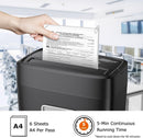 Bonsaii 4.2 Gal 6-Sheet Micro-Cut Paper Shredder C261-D - Like New