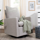 BABYLETTO CALI PILLOWBACK SWIVEL GLIDER IN ECO-PERFORMANCE FABRIC - GRAY - Like New