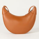 The Drop Women’s Kinsley Cresent Crossbody Bag, Cognac, One Size - Brand New