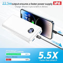 IAPOS PORTABLE CHARGER 40000MAH POWER BANK USB-C (22.5W) IAPOS-P1 - WHITE - Like New