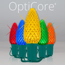 WINTERGREEN LIGHTING C9 TWINKLE OPTICORE LED CHRISTMAS 50 LIGHTS - MULTICOLOR - Like New