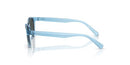 RAY-BAN RJ9080SF SUNGLASSES SIZE 47 - TRANSPARENT BLU/DARK GRAY - Like New