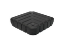 CALIFORNIA UMBRELLA 200 LBS RESIN 4-SECTION FILLABLE CANTILEVER PATIO - BLACK - Like New