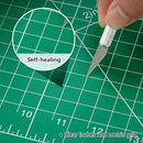 WORKLION 18" x 24" Large Self Healing PVC Cutting Mat Gridded B07NRVH9KD - Green - Brand New