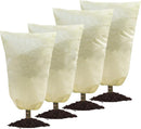 MIXC 4 Packs 2 Size Plant Covers Freeze Protection (47''×71''+71×83'') - BEIGE Like New