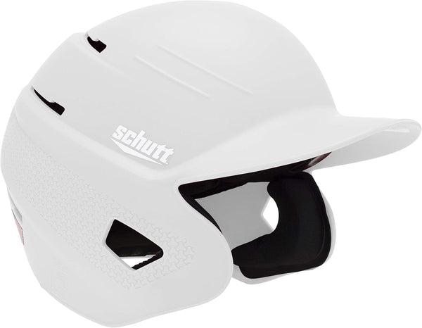 XR1 BASEBALL BATTING HELMET, MATTE WHITE COLOR FOR JUNIOR - Like New