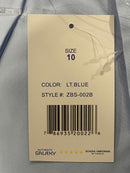 GALAXY BY HARVIC SCHOOL BOYS SCHOOL UNIFORMS SHORT SLEEVE SIZE 10 - BLUE - Brand New