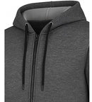 BLUE ICE MEN'S FULL-ZIP LONG-SLEEVE HOODIE - SIZE: MEN M - CHARCOAL - Brand New