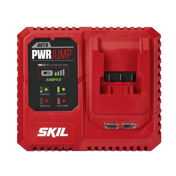 SKIL PWRCORE 20 AUTO PWRJUMP CHARGER TOOL ONLY - QC536001 - RED/BLACK - Like New