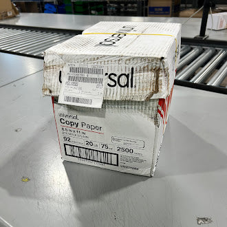 UNIVERSAL 8.5 IN. X 11 IN. 20 LB BOND WEIGHT COPY PAPER (5/CARTON) - WHITE - Brand New