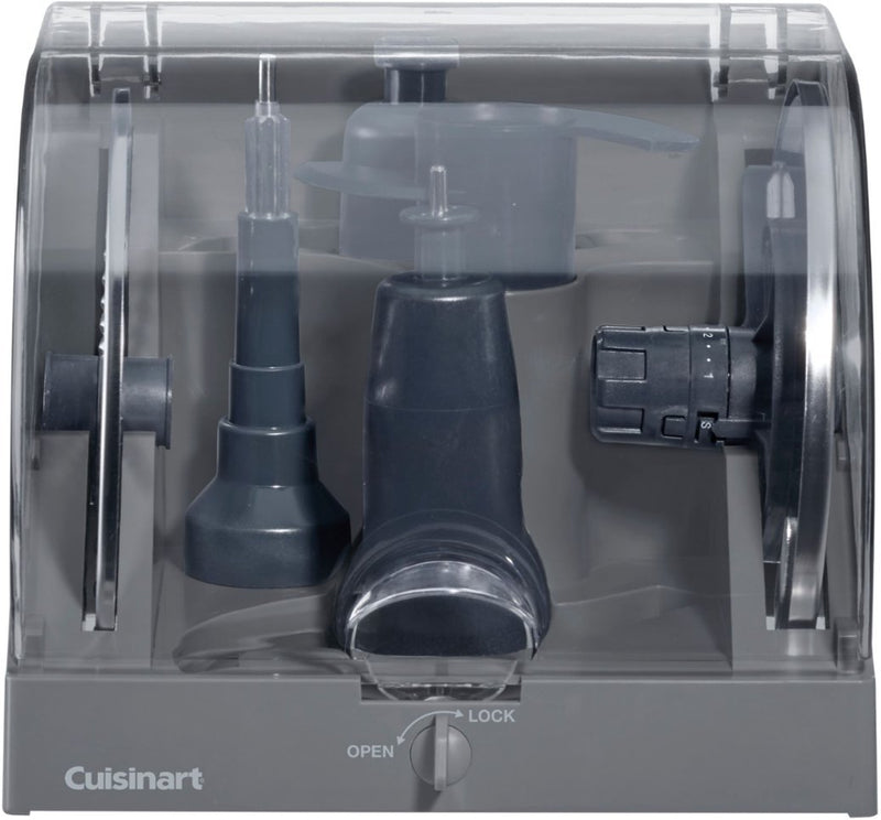 Cuisinart 11-Cup food processor with 12-Piece Storage Case - Silver Like New