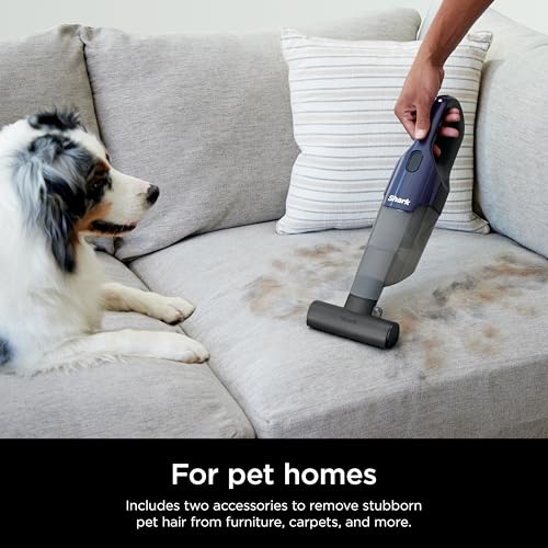 SHARK CYCLONE PET HYPERVELOCITY SUCTION HANDHELD VACUUM HAIR TOOL - NAVY BLUE - Like New