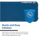 BIG AGNES BOUNDARY DELUXE INSULATED SLEEPING PAD 20X72 GIBRALTAR SEA - Brand New
