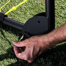 FRANKLIN SPORTS COMPETITION SOCCER GOALS PORTABLE STEEL SOCCER GOAL 12 FT BLACK - Brand New